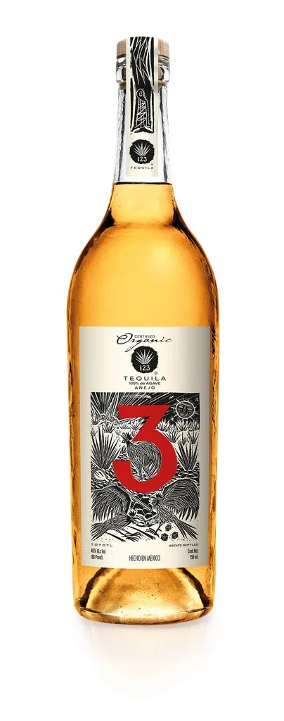 123 Organic Anejo tres 750 ml