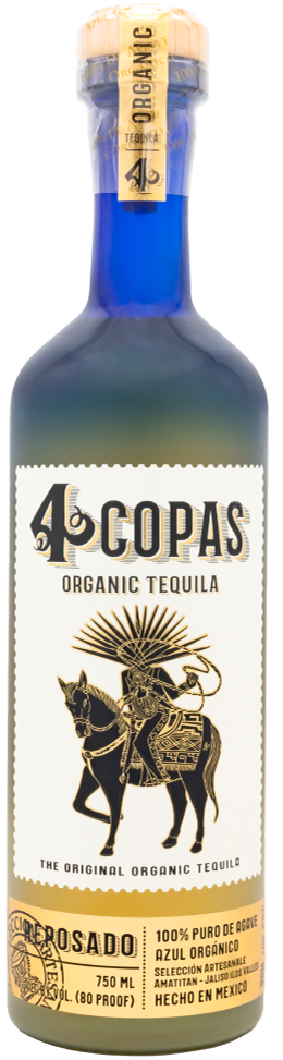 4 COPA ORGANIC REPOSADO TEQUILA 750ml