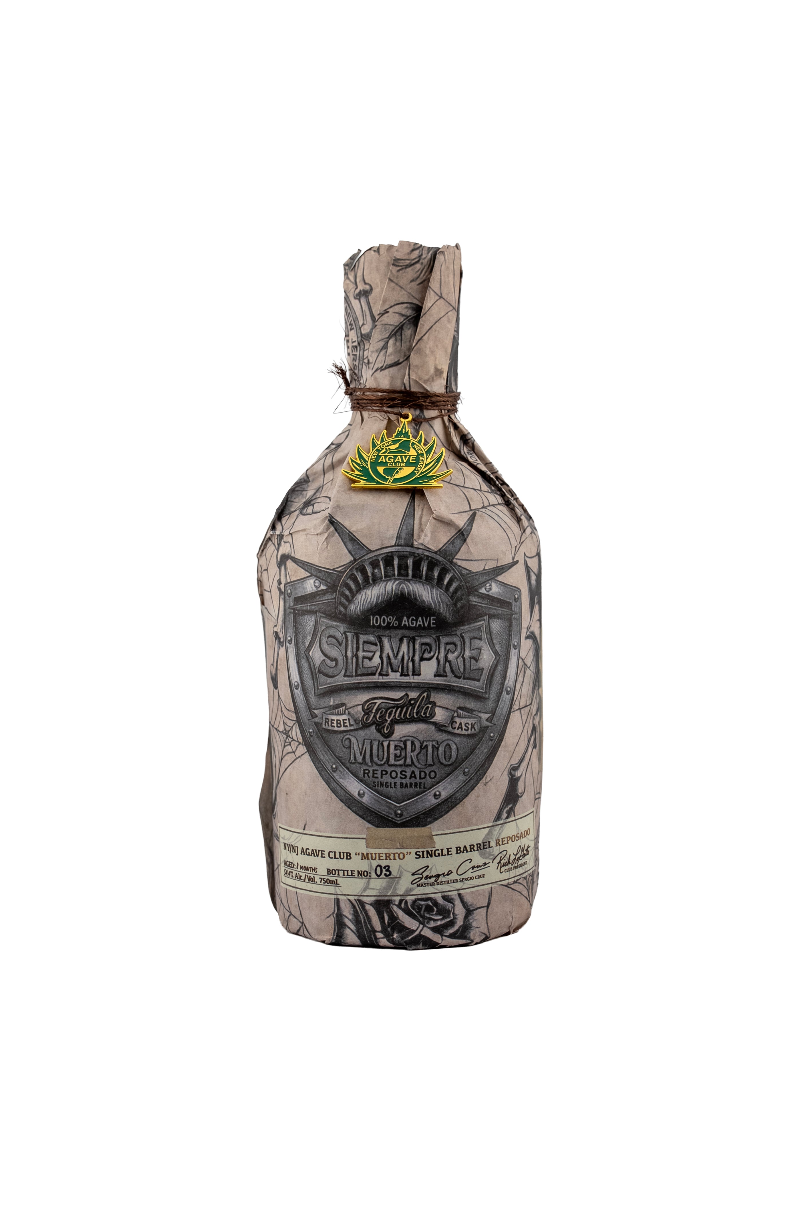 Siempre Tequila Rebel Cask NY/NJ Muerto Single Barrel Reposado