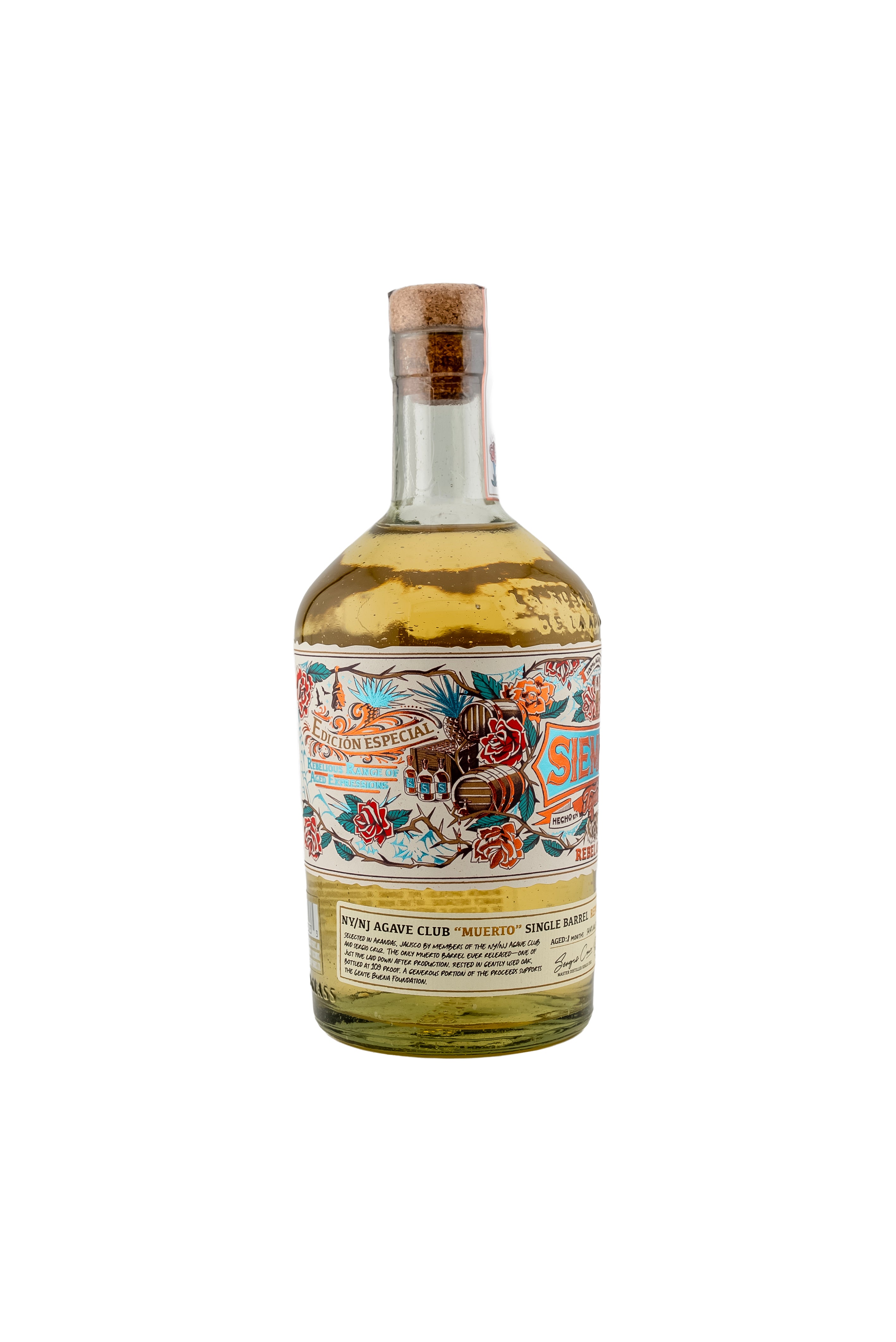 Siempre Tequila Rebel Cask NY/NJ Muerto Single Barrel Reposado