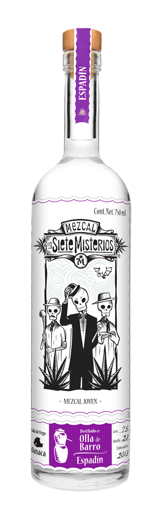 Siete Misterios Olla de Barro Espadin 750ml